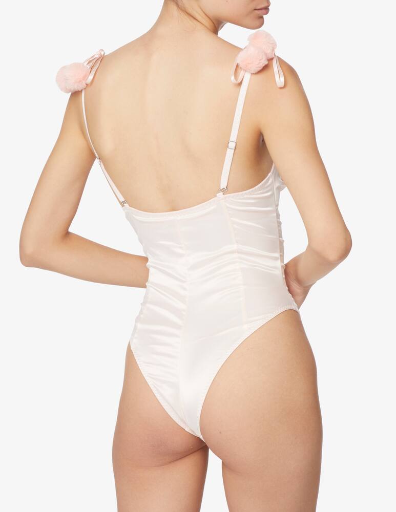 rinascente Chiara Ferragni Body in raso - Bianco