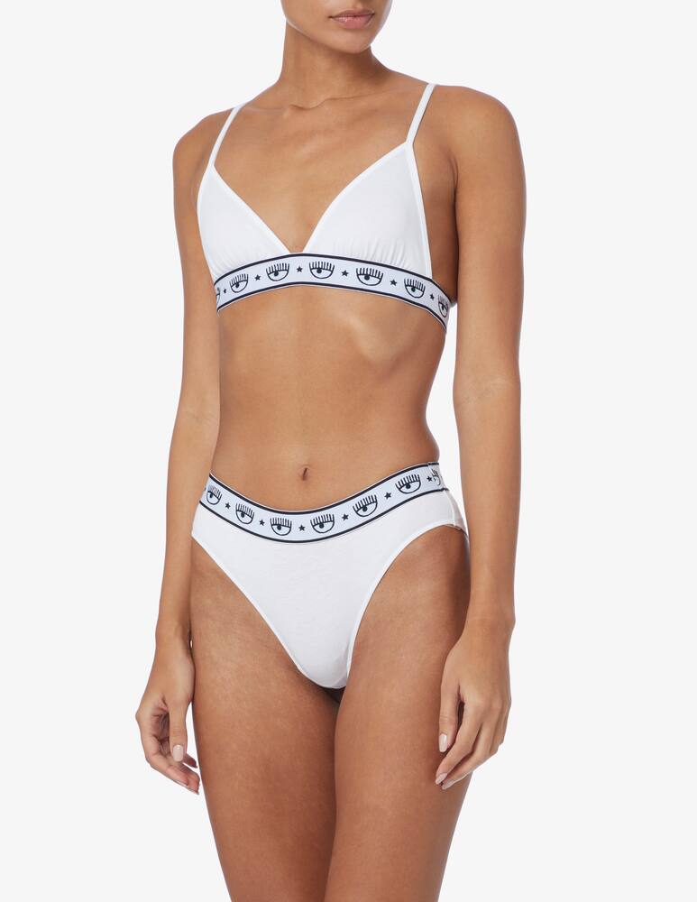 rinascente Chiara Ferragni Reggiseno a triangolo - Bianco