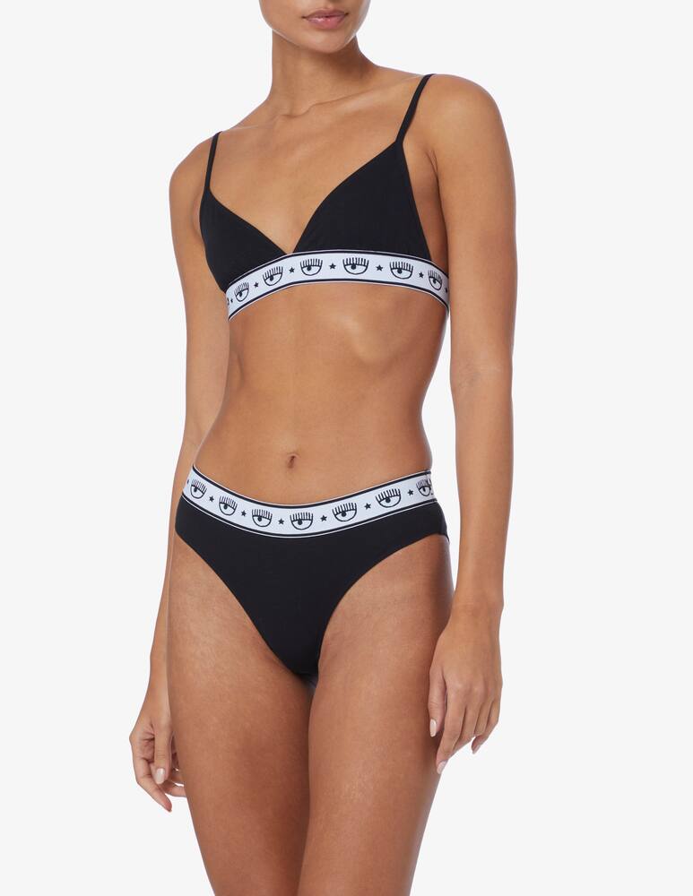 rinascente Chiara Ferragni Triangle bra - Black