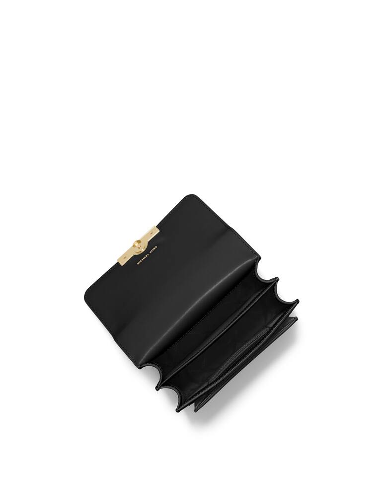 rinascente Michael Michael Kors Jade extra small leather crossbody bag - black