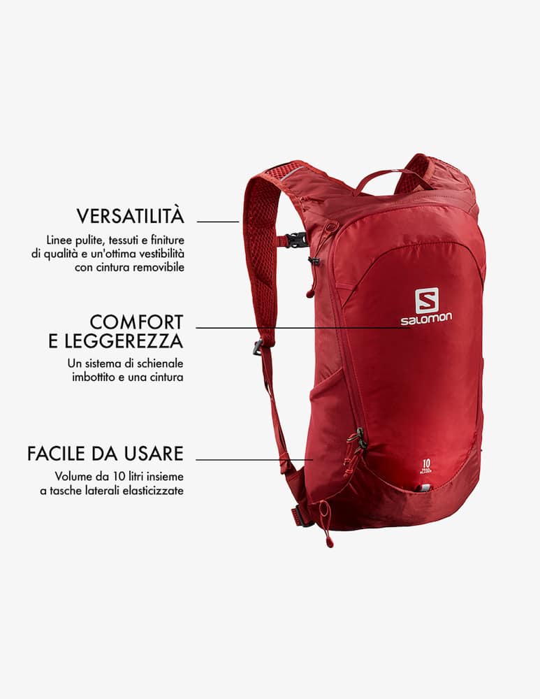 rinascente Salomon Trailblazer 10 Borsa Per Tutti I Giorni - Red