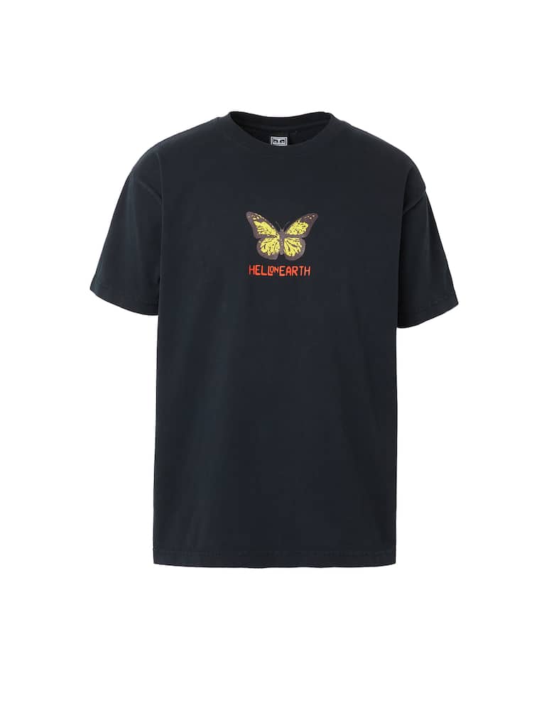 rinascente Obey T-shirt heavyweight butterfly in cotone