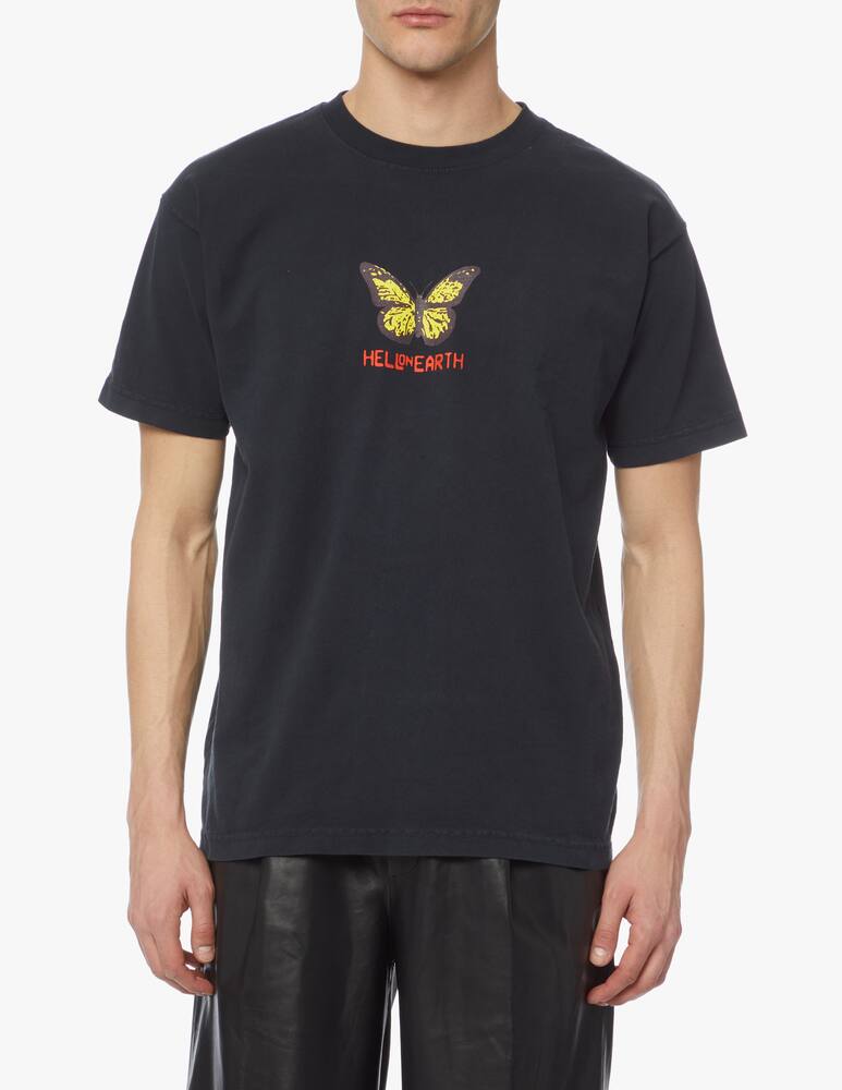 rinascente Obey T-shirt heavyweight butterfly in cotone