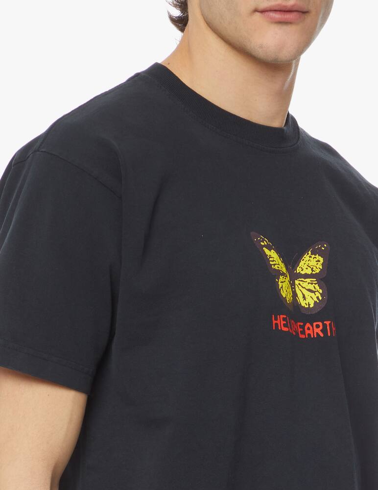 rinascente Obey T-shirt heavyweight butterfly in cotone
