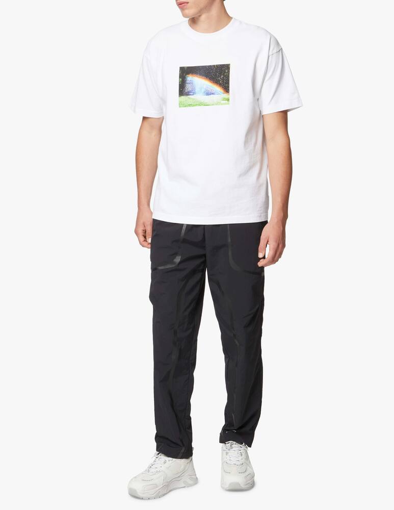 rinascente Obey Cotton heavyweight rainbow t-shirt