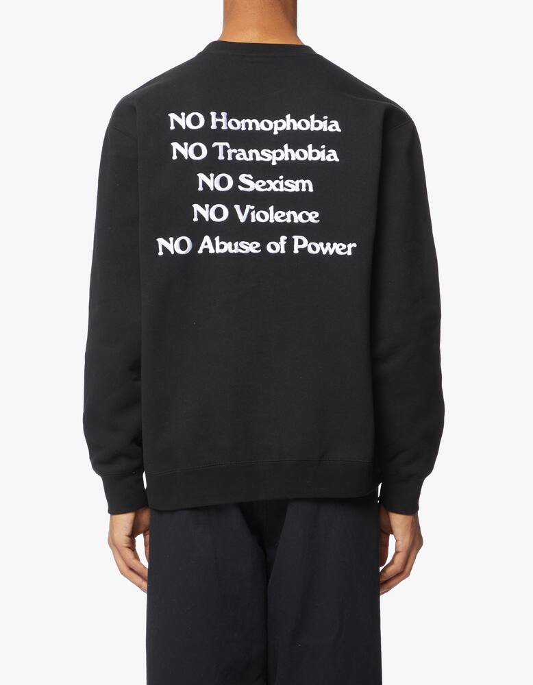 rinascente Obey Felpa girocollo scritta love back