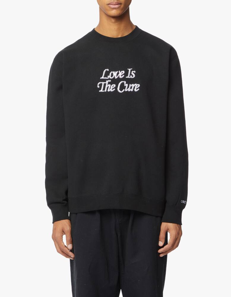 rinascente Obey Felpa girocollo scritta love back