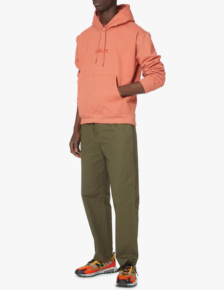 rinascente Obey Bold ideas logo hoodie - red