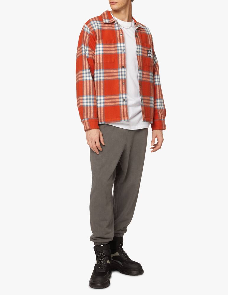 rinascente Obey Giacca overshirt bryson a quadri - rosso