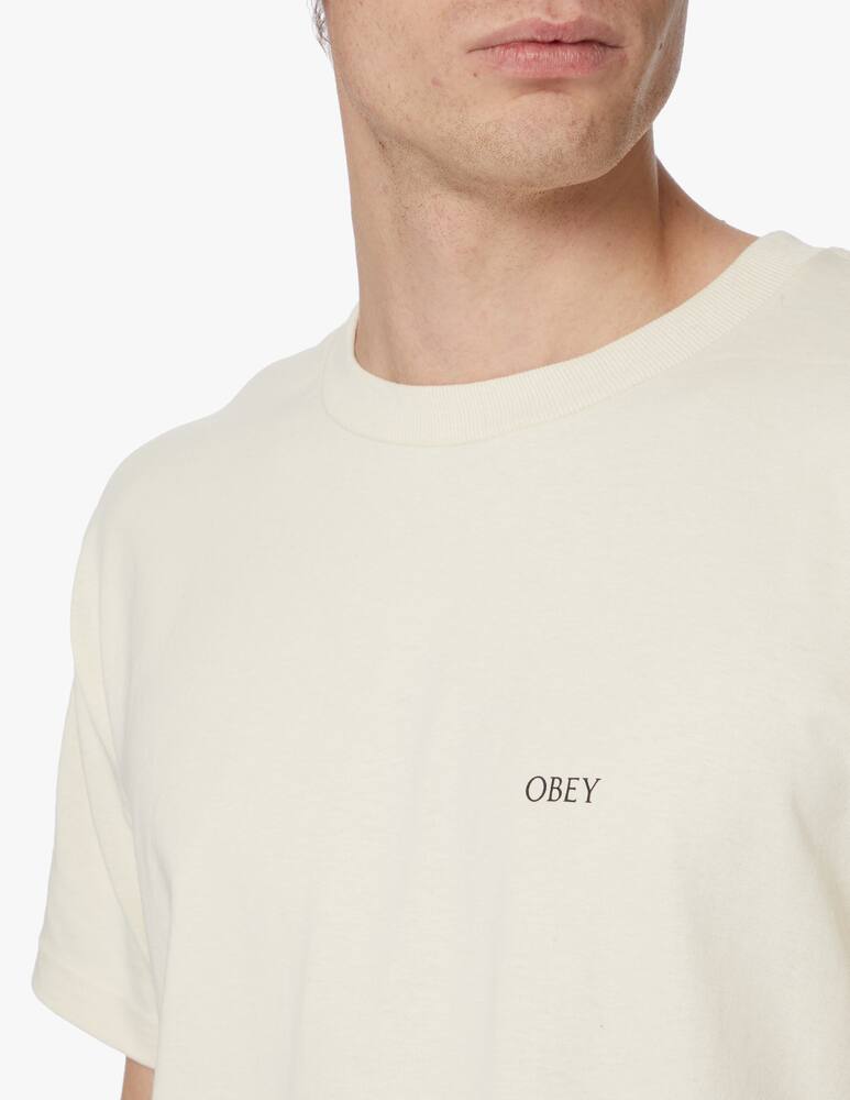 rinascente Obey Maglietta manica corta ak-47 lotus - bianco