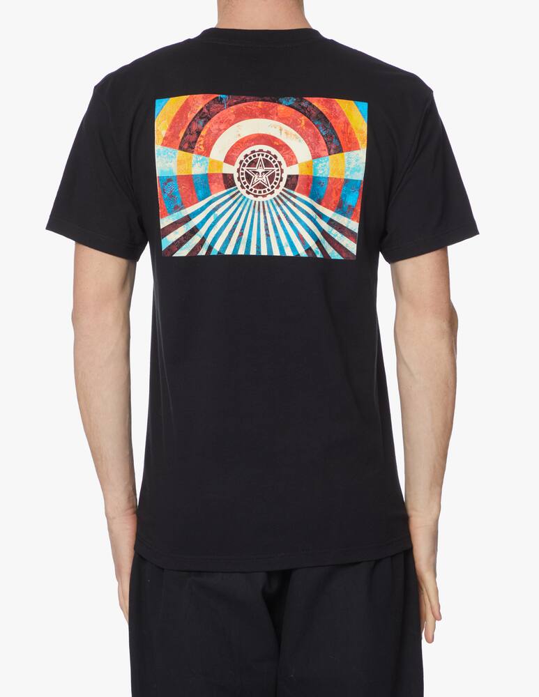 rinascente Obey T-shirt tunnel vision - black