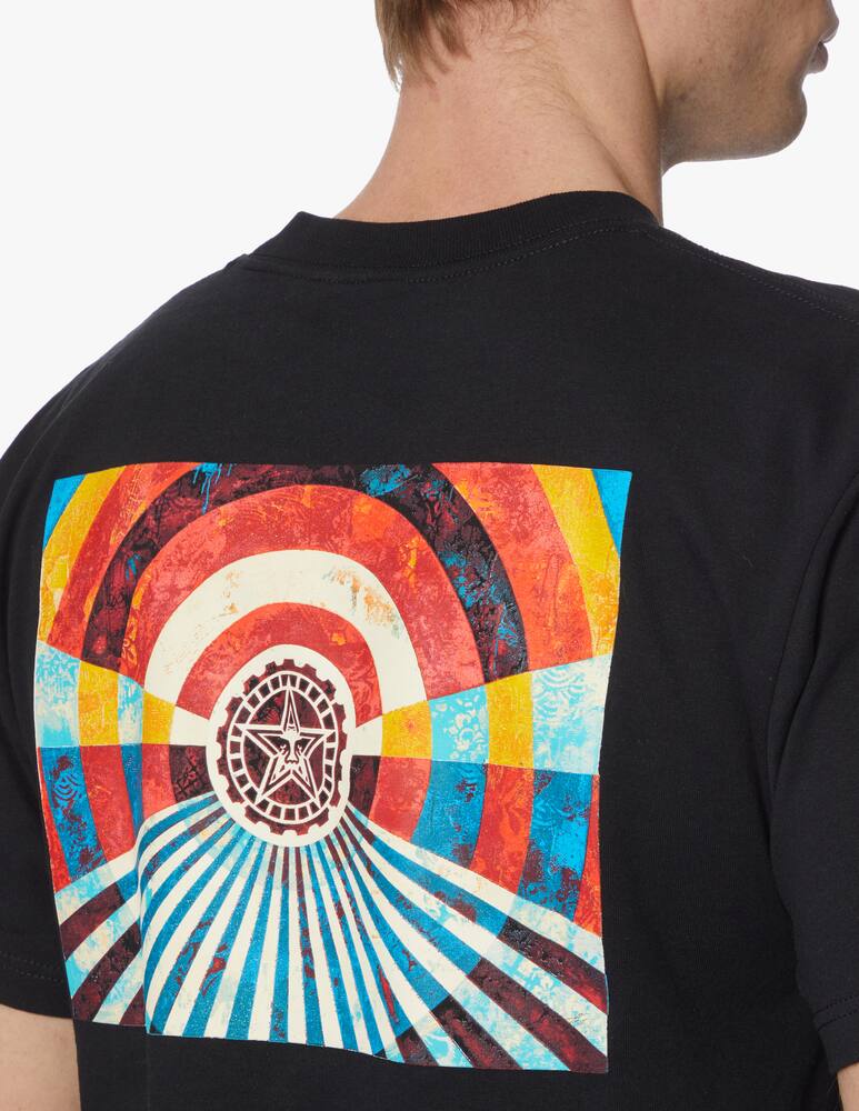 rinascente Obey T-shirt tunnel vision - black
