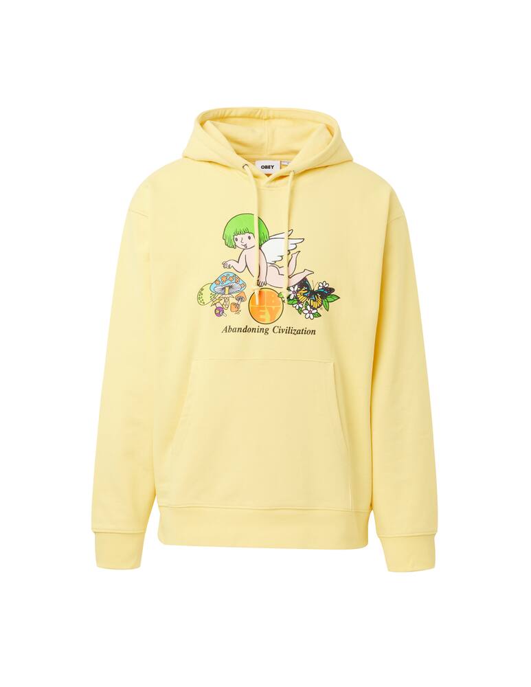 rinascente Obey Angel hoodie - yellow