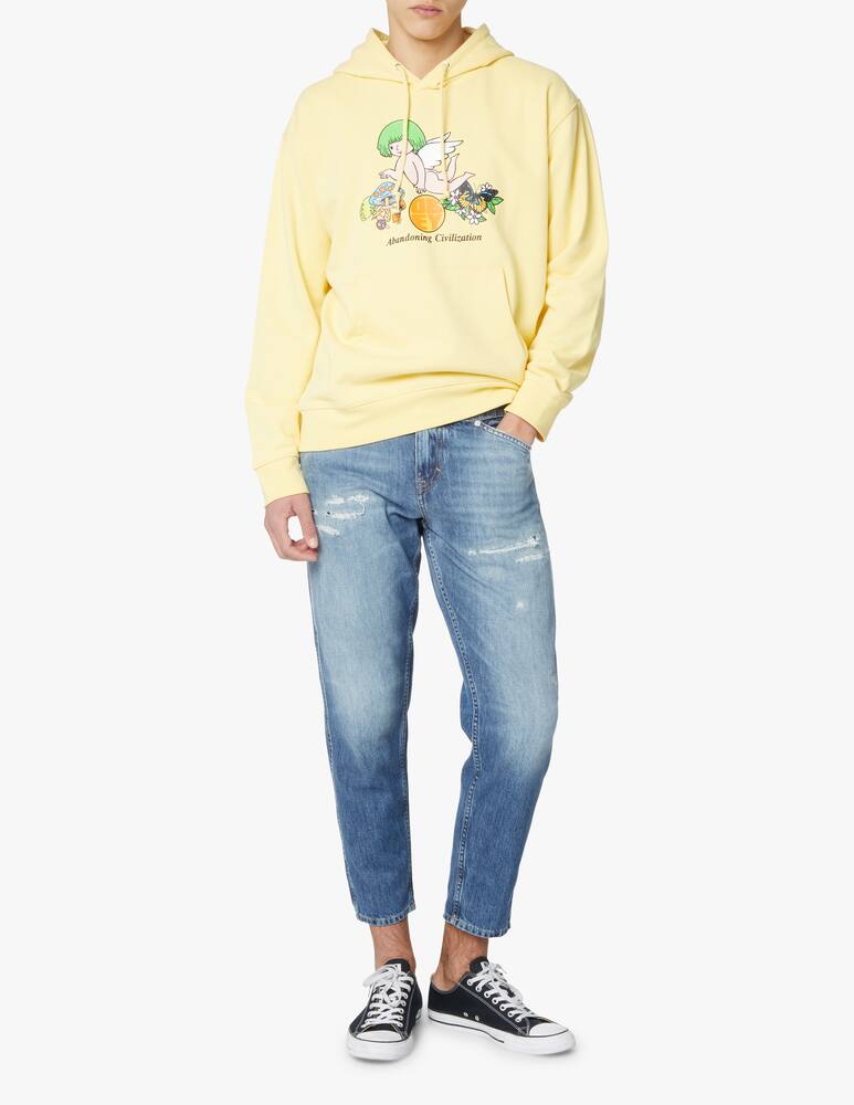 rinascente Obey Angel hoodie - yellow