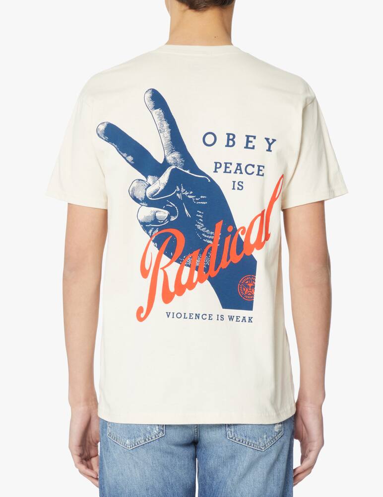 rinascente Obey Radical peace t-shirt - white