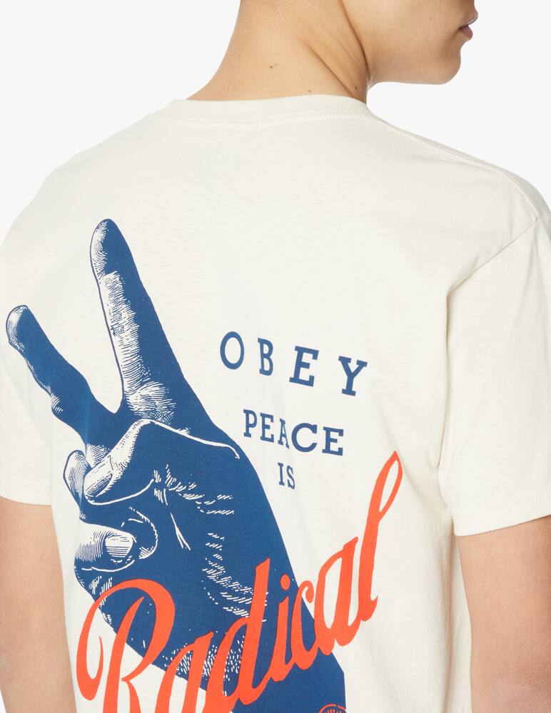 rinascente Obey Radical peace t-shirt - white