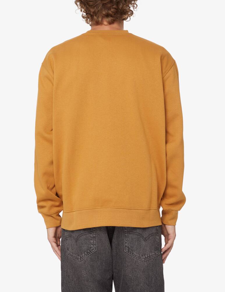 rinascente Obey Felpa girocollo con logo - Marrone