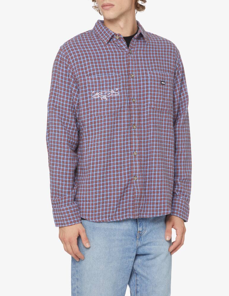 rinascente Obey Checked flannel shirt - Multi