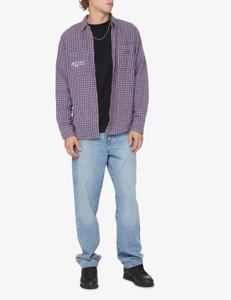 rinascente Obey Checked flannel shirt - Multi