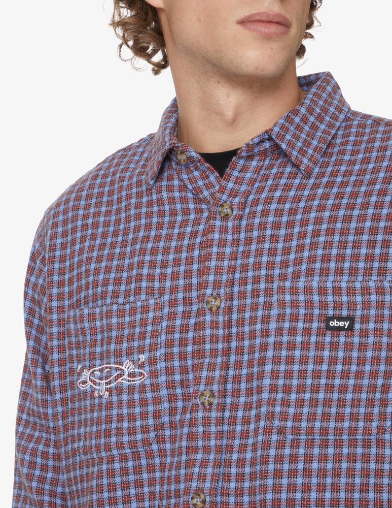 rinascente Obey Checked flannel shirt - Multi