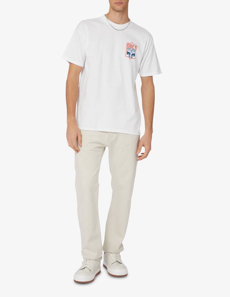 rinascente Obey Visual badge t-shirt 