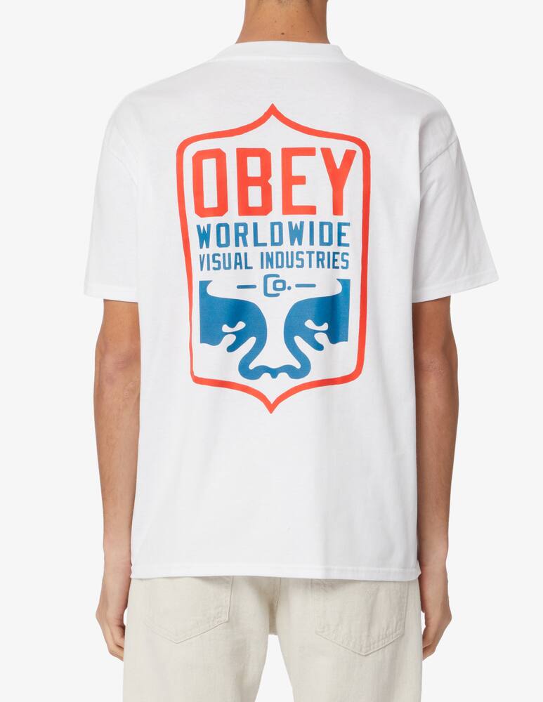 rinascente Obey Visual badge t-shirt 