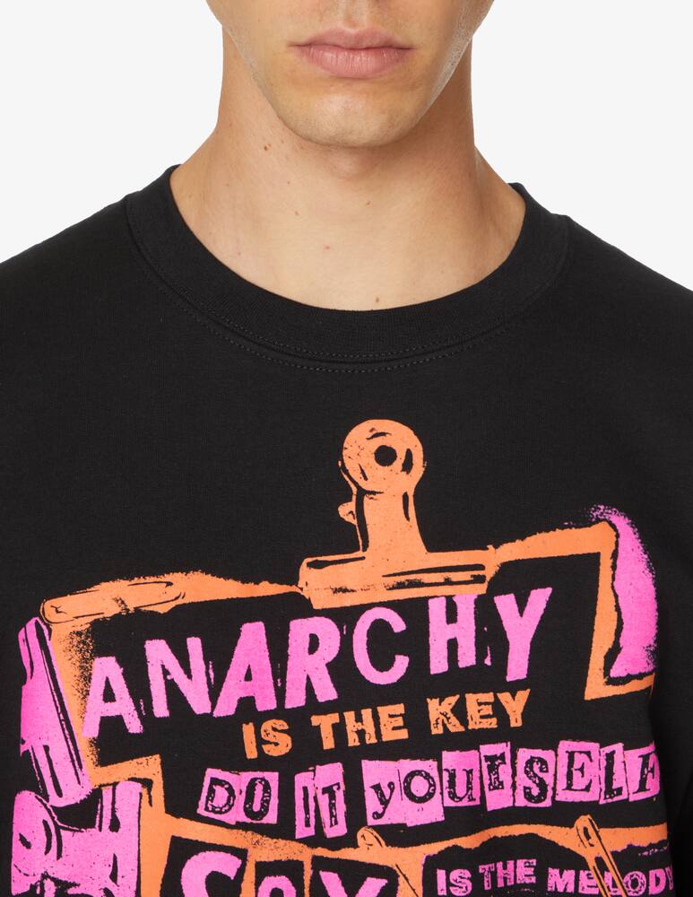 rinascente Obey Felpa girocollo sex pistols stampa frontale - Nero