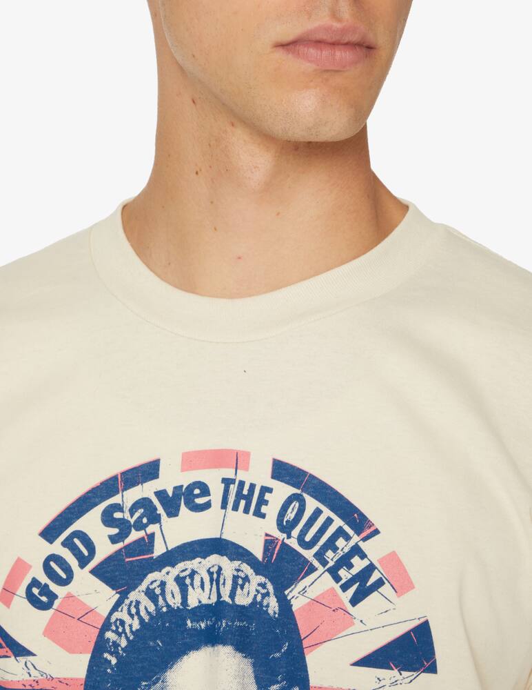 rinascente Obey Maglietta manica corta stampa circolare - Bianco