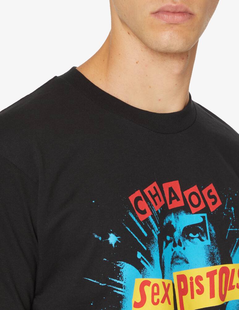 rinascente Obey Caos print sex pistols t-shirt - Black
