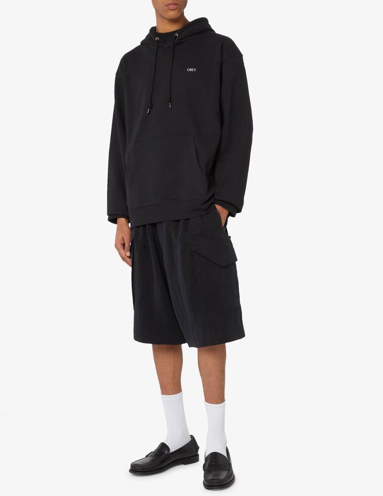 rinascente Obey Torn icon face premium french terry hoodie 