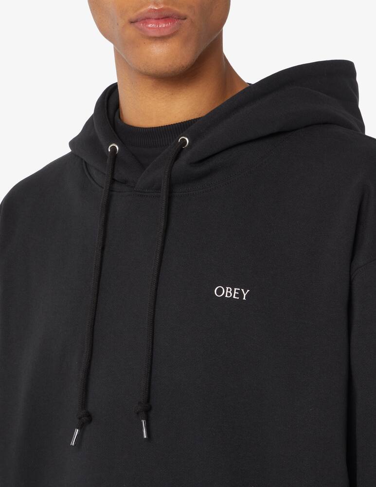 rinascente Obey Torn icon face premium french terry hoodie 
