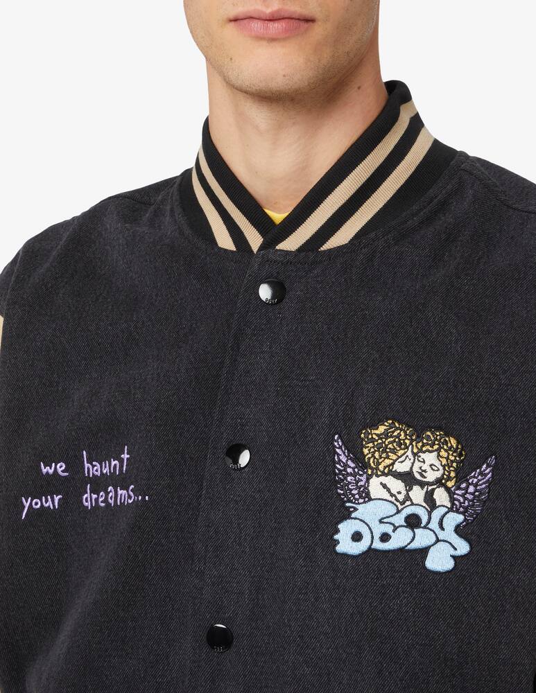 rinascente Obey Giacca varsity in denim 