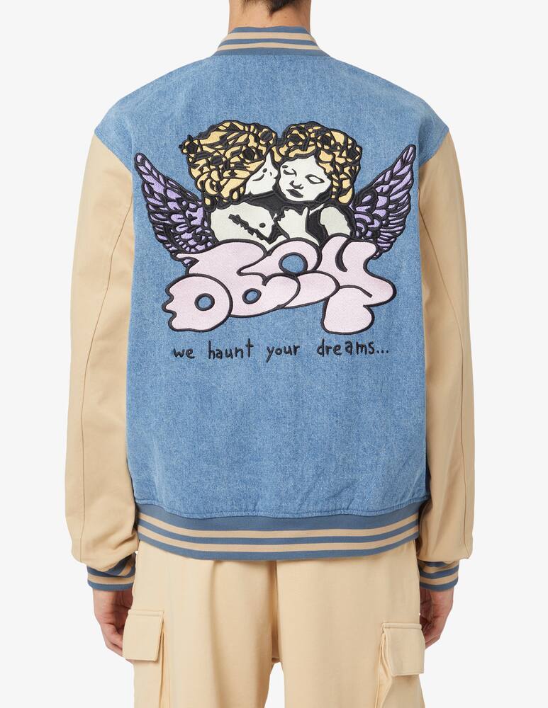 rinascente Obey Denim varsity jacket 