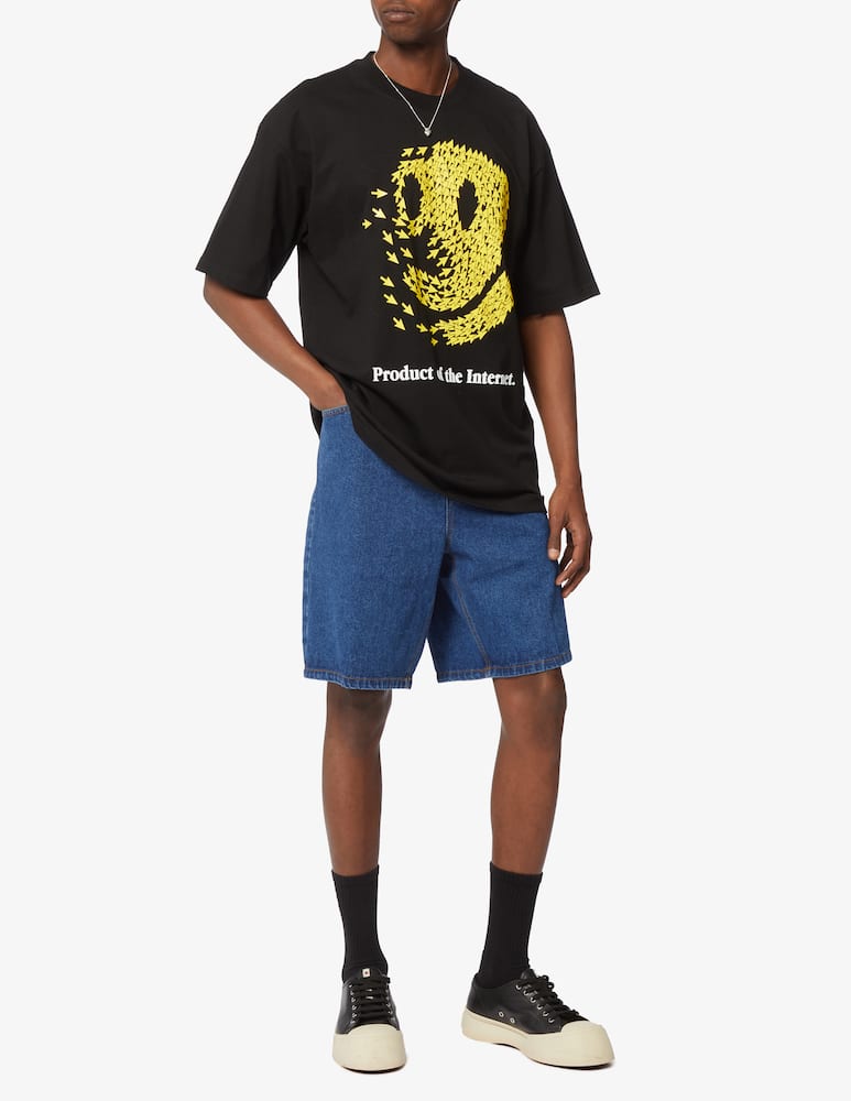 rinascente Obey Bigwig baggy denim shorts 