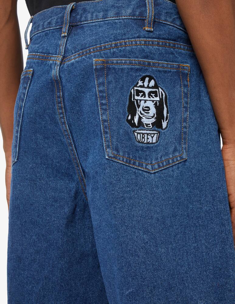 rinascente Obey Bigwig baggy denim shorts 