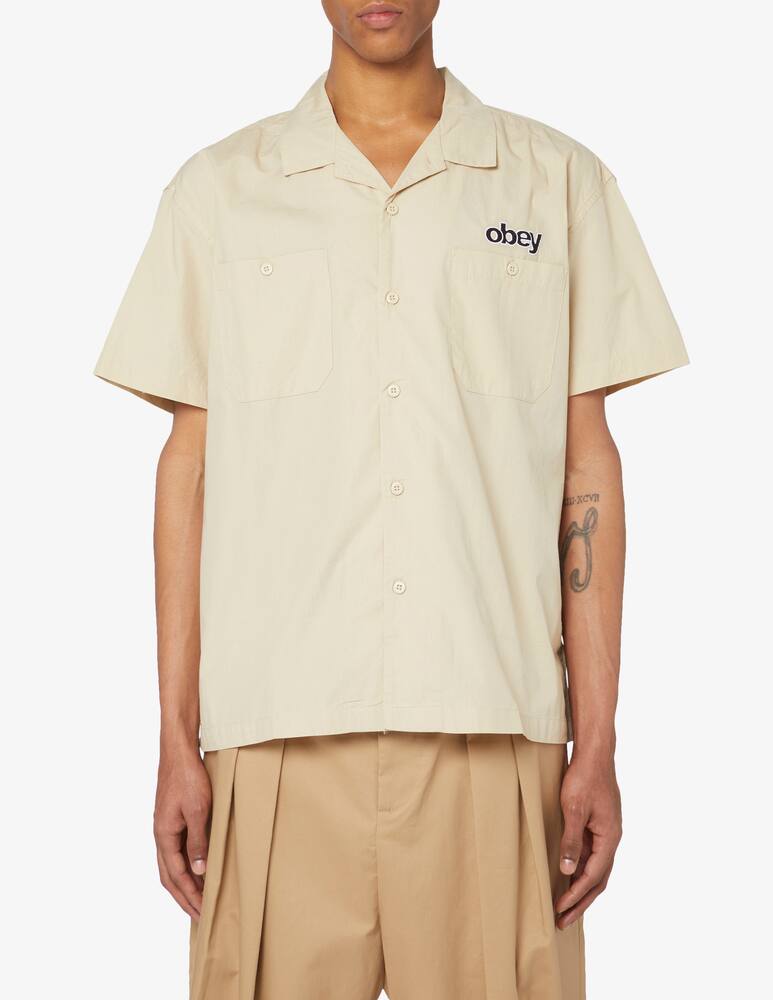 rinascente Obey Clock in short sleeve shirt 