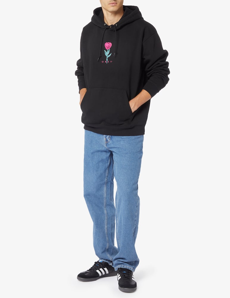 rinascente Obey Felpa con cappuccio barbwire flower
