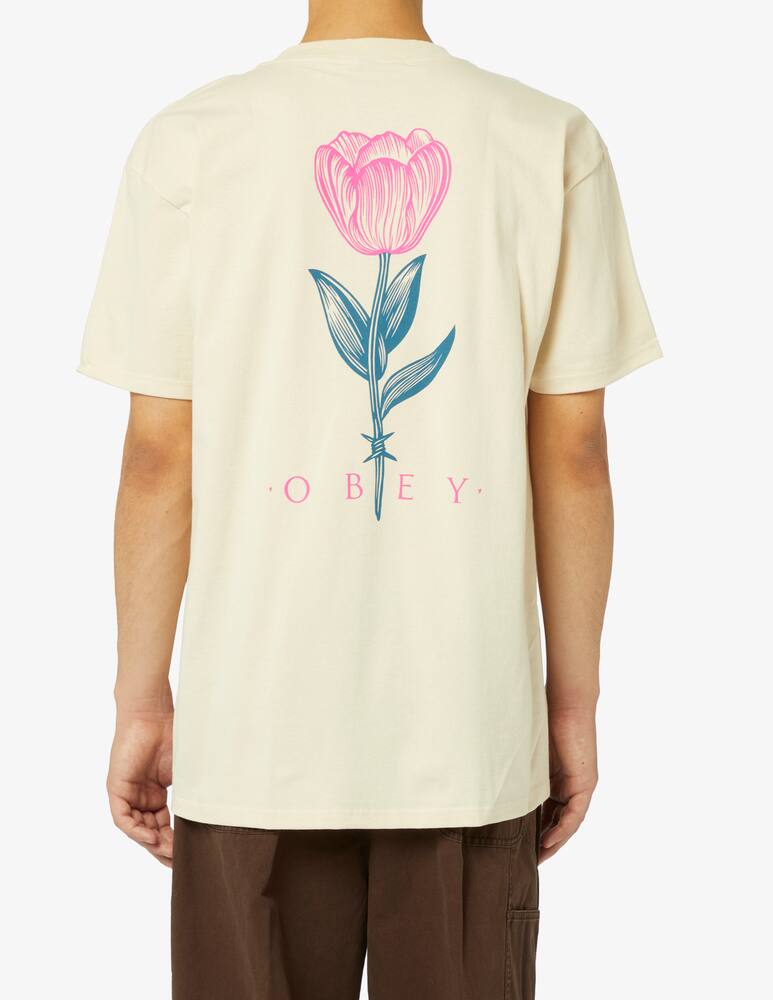 rinascente Obey T-shirt barbwire flower