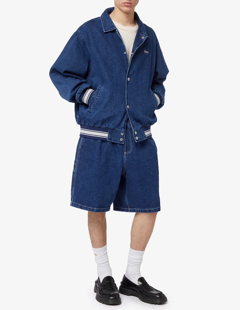 rinascente Obey Giacca rose blouson denim