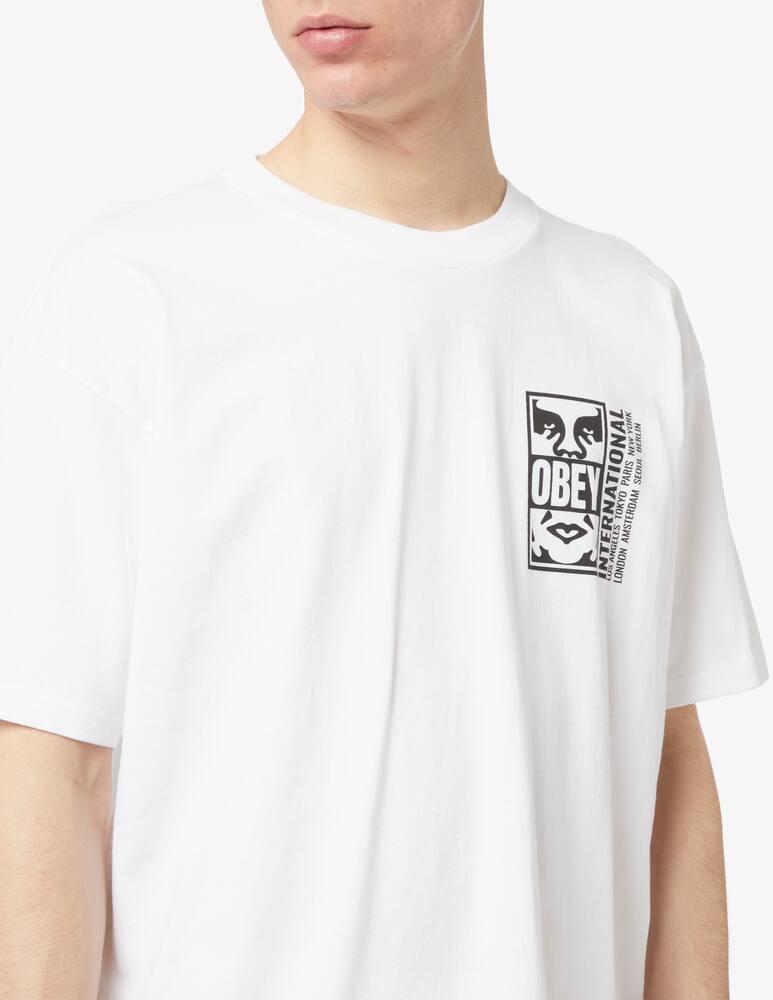 rinascente Obey Icon split t-shirt