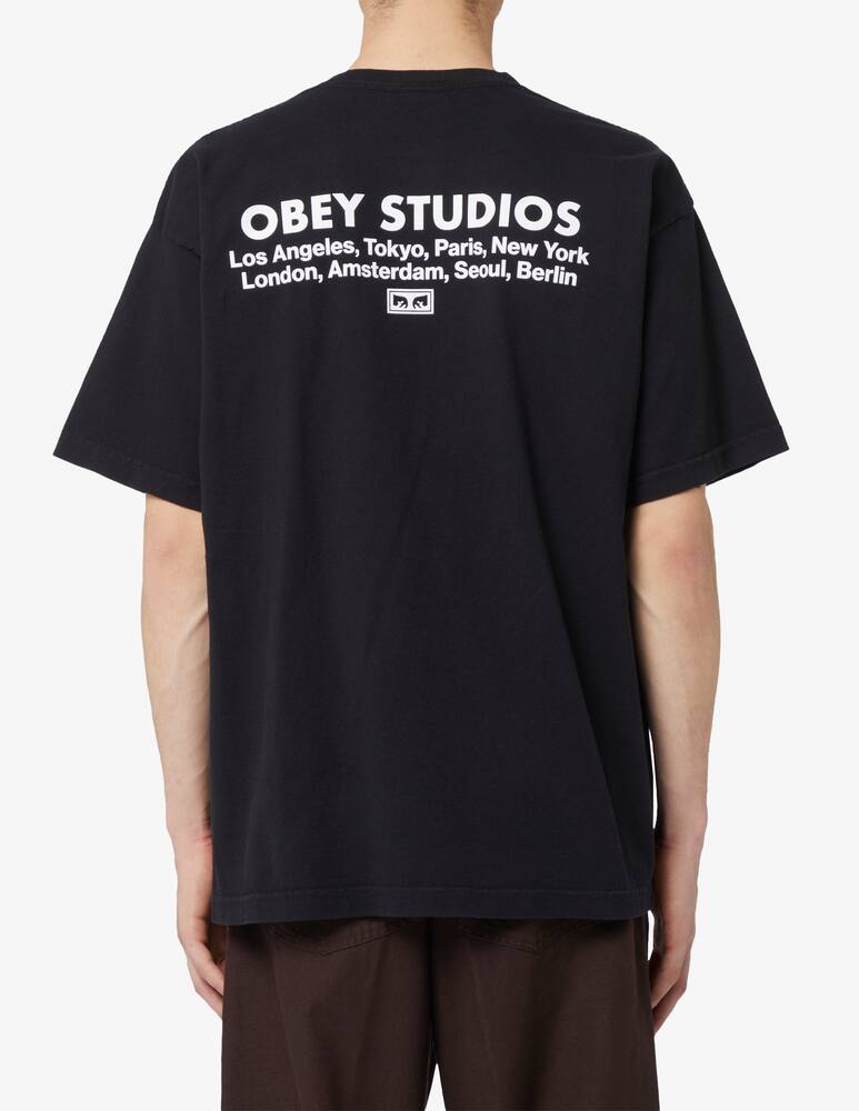 rinascente Obey Maglietta studios eye heavyweight