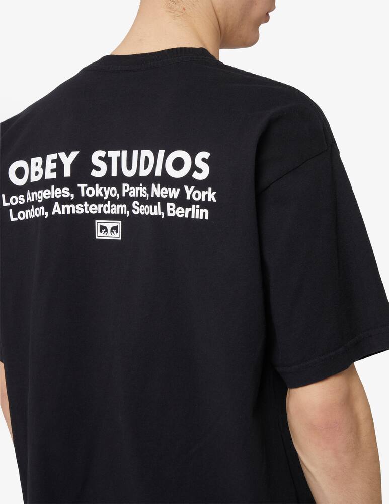 rinascente Obey Maglietta studios eye heavyweight
