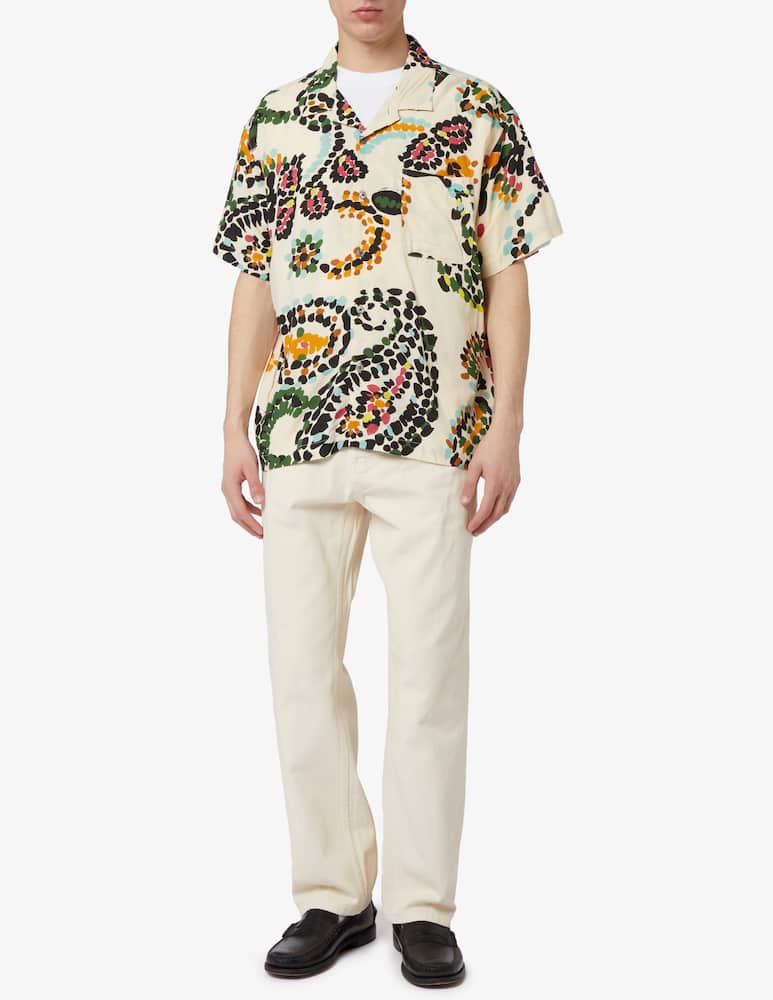 rinascente Obey Paisley dots short sleeve shirt
