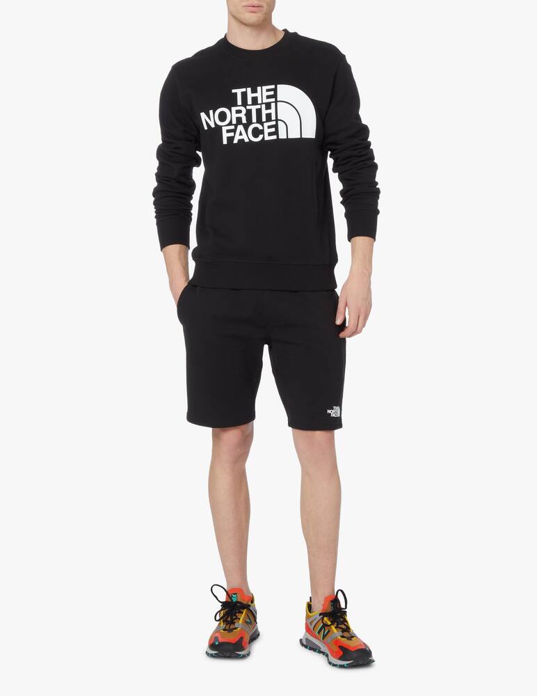 rinascente The North Face Big logo print standard roundneck sweatshirt - black