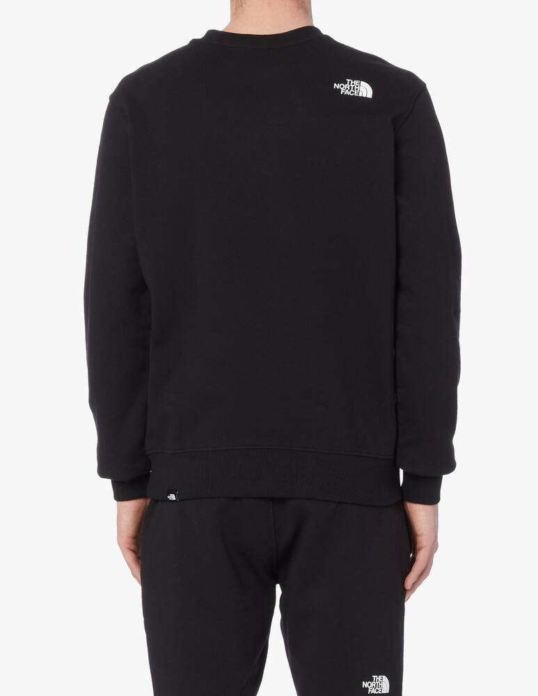 rinascente The North Face Big logo print standard roundneck sweatshirt - black