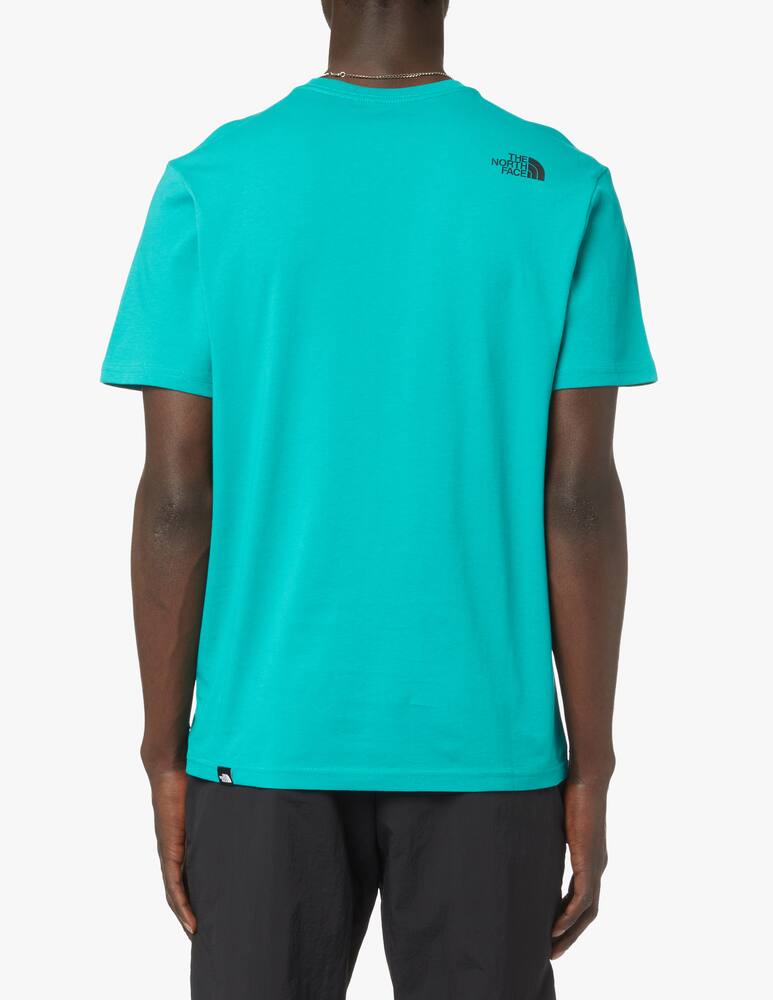 rinascente The North Face Maglietta manica corta fine box logo - verde