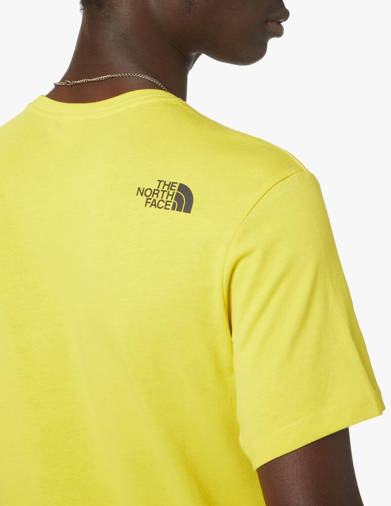 rinascente The North Face Fine box logo t-shirt - yellow