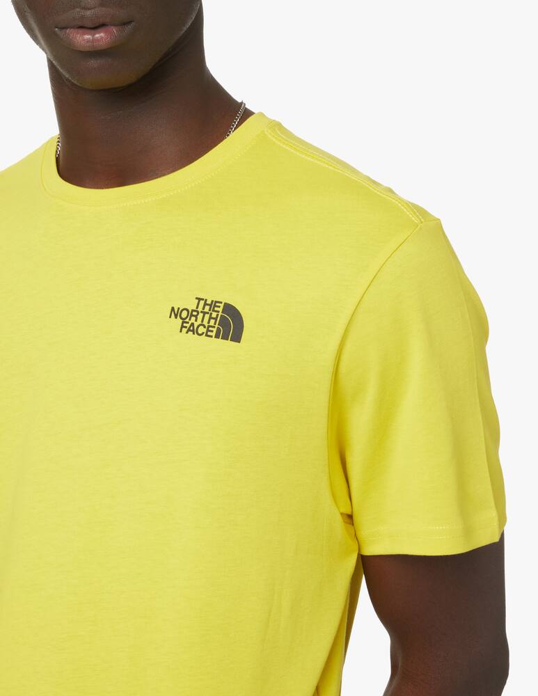 rinascente The North Face Maglietta manica corta red box logo retro - giallo