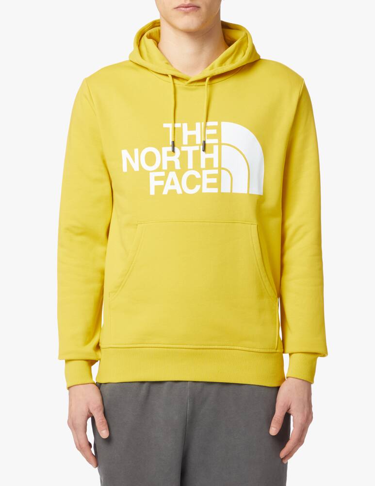 rinascente The North Face Felpa con cappuccio standard big logo print - giallo
