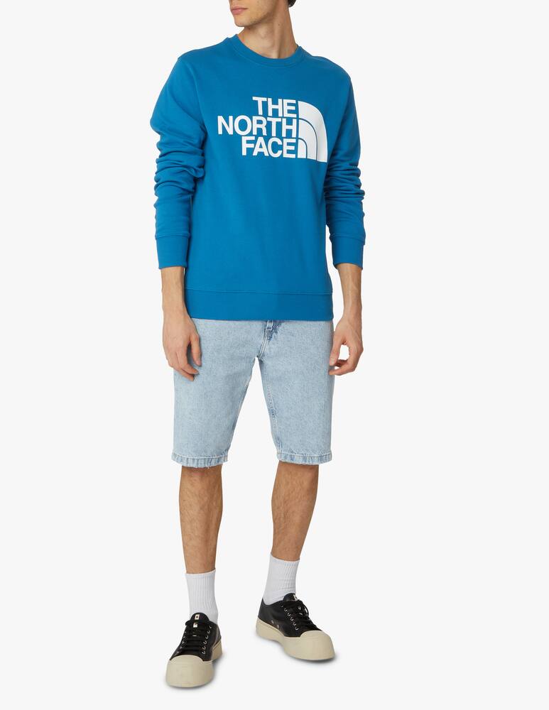 rinascente The North Face Big logo print standard roundneck sweatshirt - blue